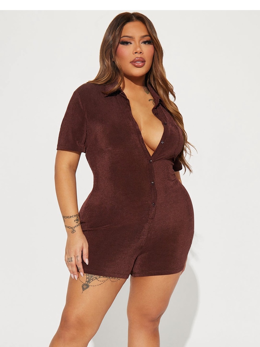 SLINKY BROWN JUMPSUIT 🐻